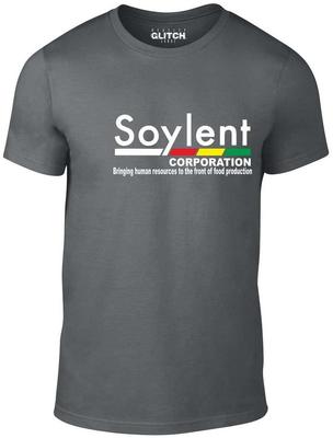 Мужская футболка Soylent Corporation - ПОДАРОЧНЫЙ НАБОР ФИЛЬМОВ УЖАСОВ НАУЧНАЯ КОРОБКА ФИЛЬМ DVD