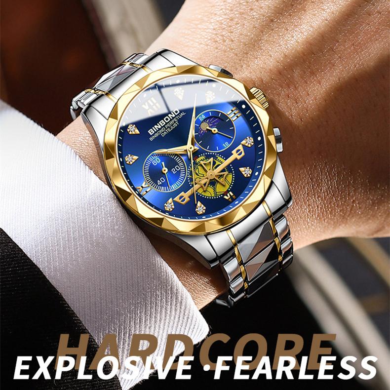 New TOP Brand Luxury Men's Watch With Box B1236 Men's Quartz Watches