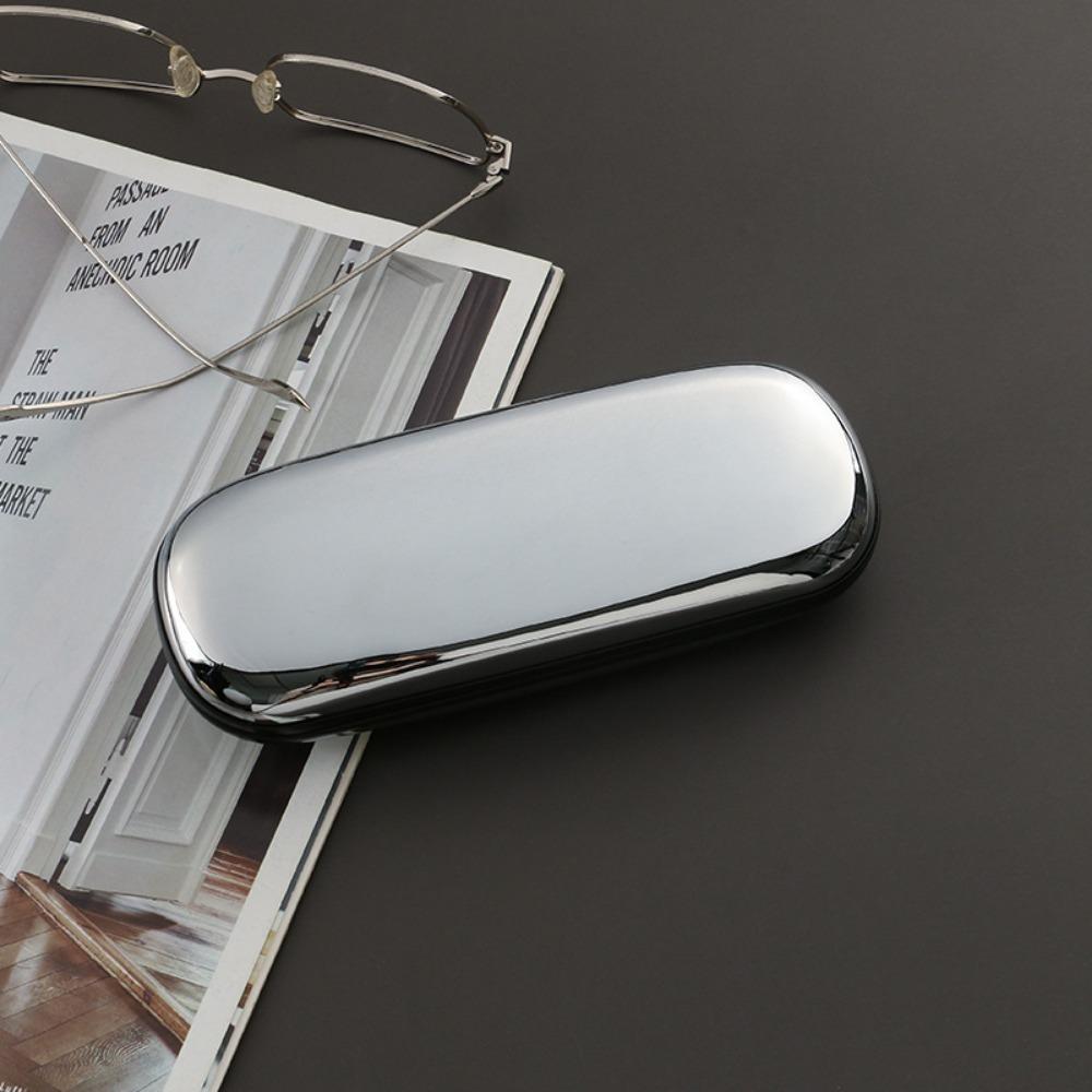 Мода Женщины Металлическая Коробка для Миопии Футляр для Очков Коробка для Очков Футляр для Очков