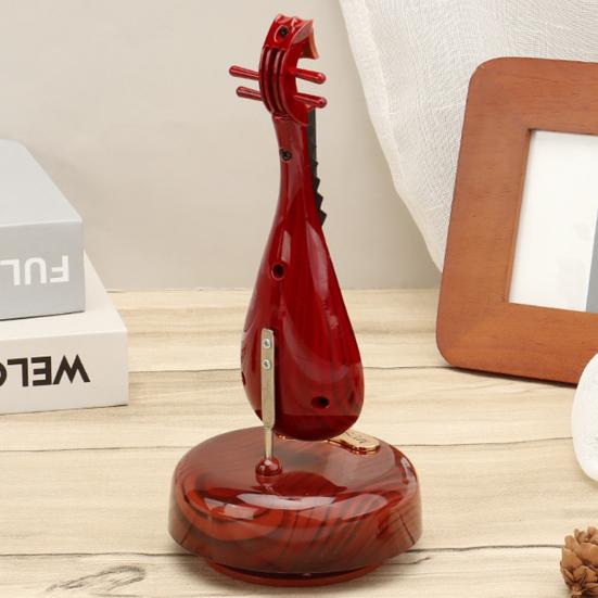 Прочная музыкальная шкатулка для скрипки украшает вращающуюся музыкальную функцию