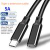 Удлинительный кабель USB 3.2 Type C, 20 Гбит/с, поддержка видео 8K HDR, для адаптера Thunderbolt 3 4, внешнего SSD, жесткого диска