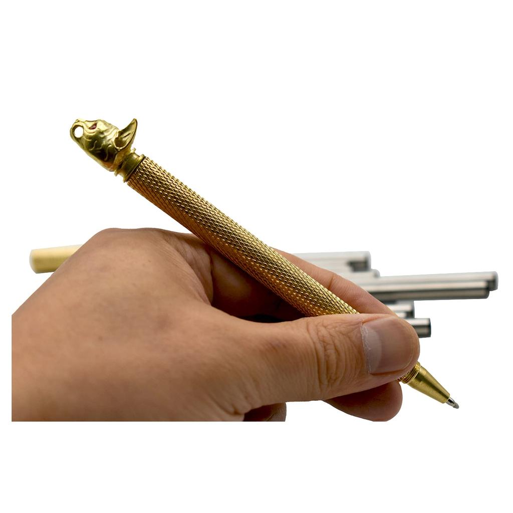 1 Латунная шариковая ручка с золотом Традиционная нейтральная шариковая канцелярия Идеально подходит для свадьбы и дизайна головы черного кота Включает специальный подарочный пакет