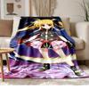 Magical Girl Nanoha Soft and comfortable flannel Suitable for sofas living rooms outdoor camping travel and also makes a great anniversary gif