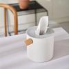 Drop-resistant Portable Tissue Box with Handle Toilet Paper Case Round Napkin Holder  Tea Table