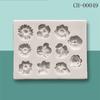 Набор лепестков роз, форма для помадки для торта, легкосъемная силиконовая форма для шоколадного печенья, аксессуары для украшения