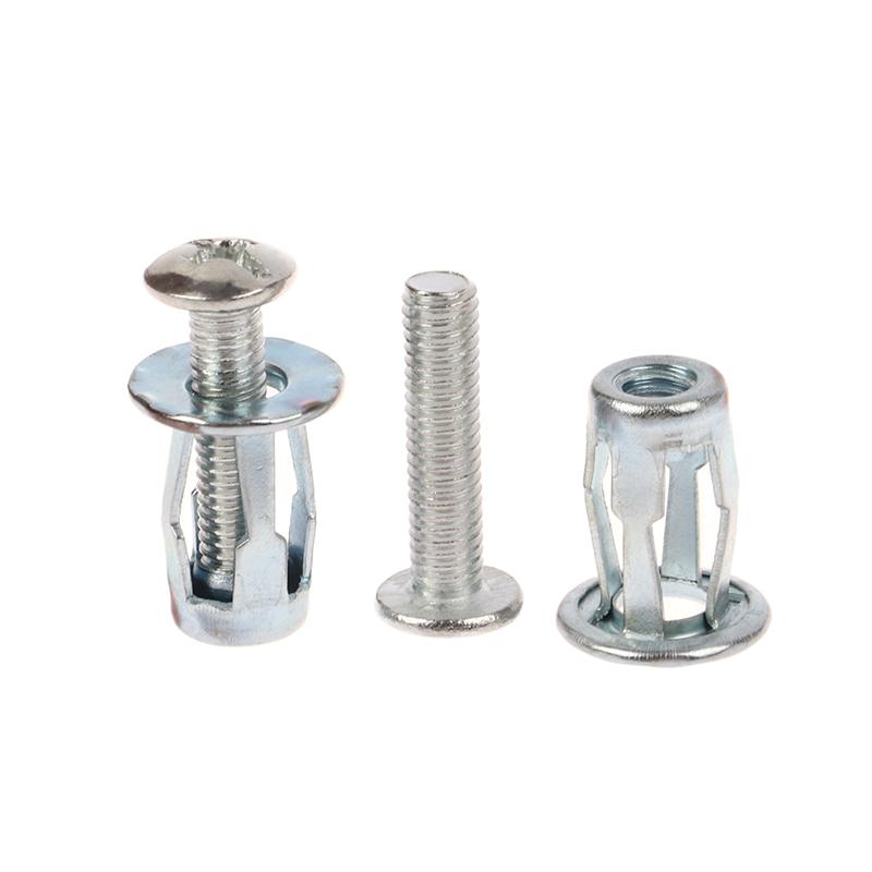 10 Sets M4/M5/M6 Jack Nuts Car Metal Screw Petal Nuts For Hollow Wall Iron Skin
