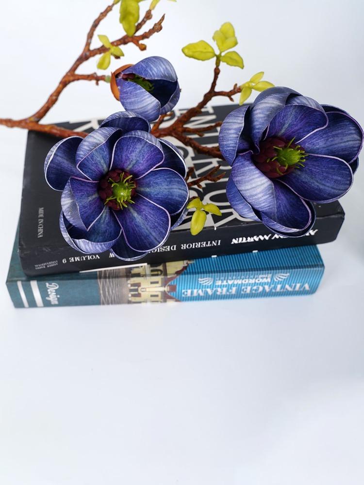 3 шт. искусственных цветов магнолии цветок EVA для реквизита для фотосъемки свадьбы в помещении на открытом воздухе дома украшения гостиной