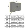Waterproof Television Protector Protective Case TV Dust Cover Universal TV Cover  Deck