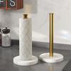 Stand Kitchen Paper Holder Marble Gold Black White Grey Antique Home Bathroom Lavatory Paper Towel Shelf  Tissue Roll Holders
