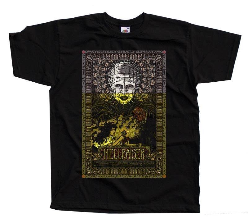 Постер фильма Клайв Баркер «Восставший из ада» V1, черная футболка унисекс 1987 года
