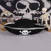 Vintage Triangular Hat with Roll Up Brim Halloween Banquet Party Pirate Hat for Girls Festival Theatrical Performances