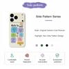 For iPhone 17 Pro Case Colored Sticky Notes Pattern Printing Straight Edge TPU Phone Back Cover