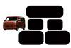 Set of 5 Magnetic Car Curtains for Daihatsu Hijet Cargo and Atrai Blocks of UV Compatible with Toyota Pixis Van and Subaru Sambar Blackout Easy