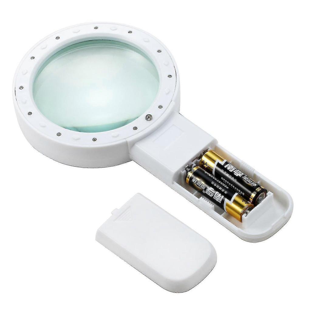 Lighted Magnifying Glass 10x Handheld Magnifying Glass With Light - RIpj