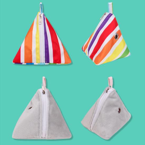 Переноска для маленьких животных, модная переноска с дышащими отверстиями, портативная дорожная сумка-переноска с треугольными чашками для хомяка