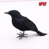 6 шт. Черный перо ворона реквизит для Хэллоуина имитация ворона жуткий перо украшения реквизит для вечеринки на Хэллоуин страшные животные ужас реквизит