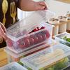 1 шт. Герметичный штабелируемый набор контейнеров для хранения продуктов с крышками и съемным поддоном-дренажем - Многоразовые органайзеры для холодильника