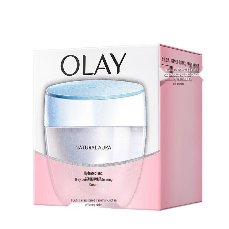 Olay Натуральный осветляющий и увлажняющий крем для лица, 50 г