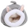 Mini Cute Cotton Warm Pet Hamster Sleeping Nest Small Animal Squirrel House Cage Toy (Gray)