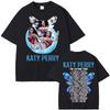 2025 Katy Perry The Lifetime Tour Концертные Футболки Мужские Женские Одежда Мода Эстетичные Футболки Летние Поп Высококачественная Футболка