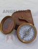 Antique Vintage Brass Pocket Compass Brass Nautical Compass Marine Compass Gift
