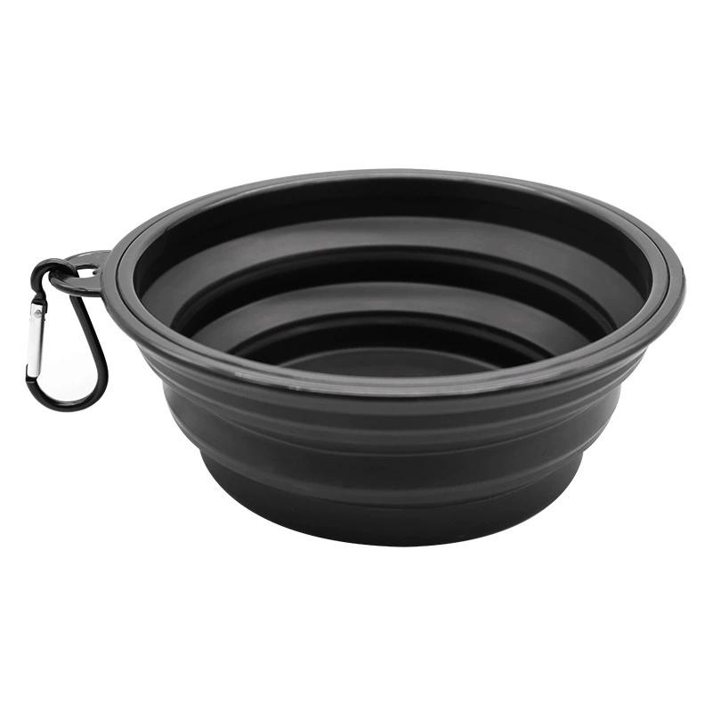 Portable Pet Food Bowl Durable TPR Bowl Cat and Dog Food Pet Silicone Collapsible Bowl Portable Travel Outdoor Water Food Bowl