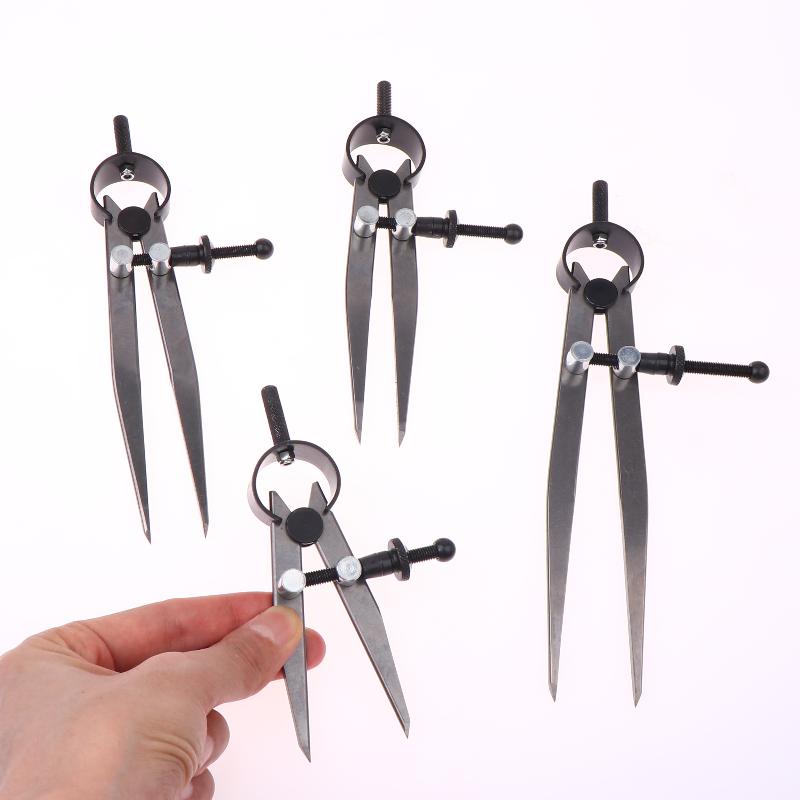 1 шт. Регулируемый циркуль-измеритель, инструмент для кожевенного ремесла для разметки линий, крыльчатый делитель, вращающийся разметочный инструмент, инструмент для ручной работы по коже