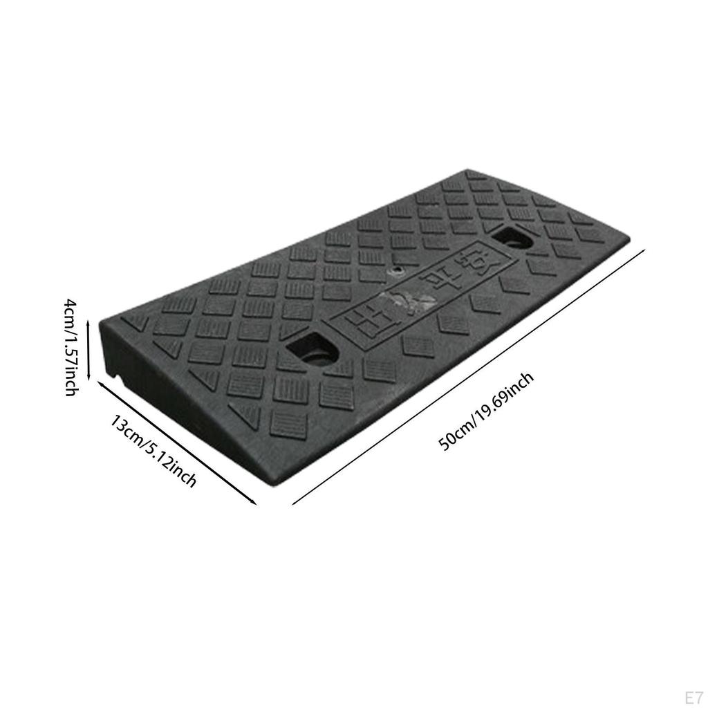 Curb Ramp Driveway Car Climbing Triangle Pad Auto Accessories Threshold Roadside Slope