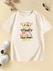 Colorful Letter Printed Y2k T Shirts Kids Childrens Tshirt Boys Girls Summer Spring Casual Top Tee Shirt