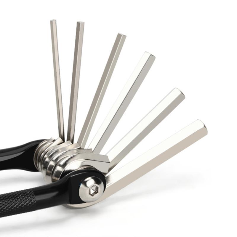 Мультитул для обслуживания велосипедов Инструмент для ремонта велосипедов Гаечный ключ 16 в 1 Многофункциональный Инструмент для обслуживания велосипедов