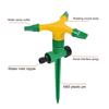 Rotating Lawn Sprinkler Large Area Coverage Adjustable Garden Watering System Easy To Install Sprinkler with Stake