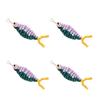 4pcs/set Handmade Craft Beads Diy Charms 3D Fish Shaped Bag Pendant  Hairpin Making Kit