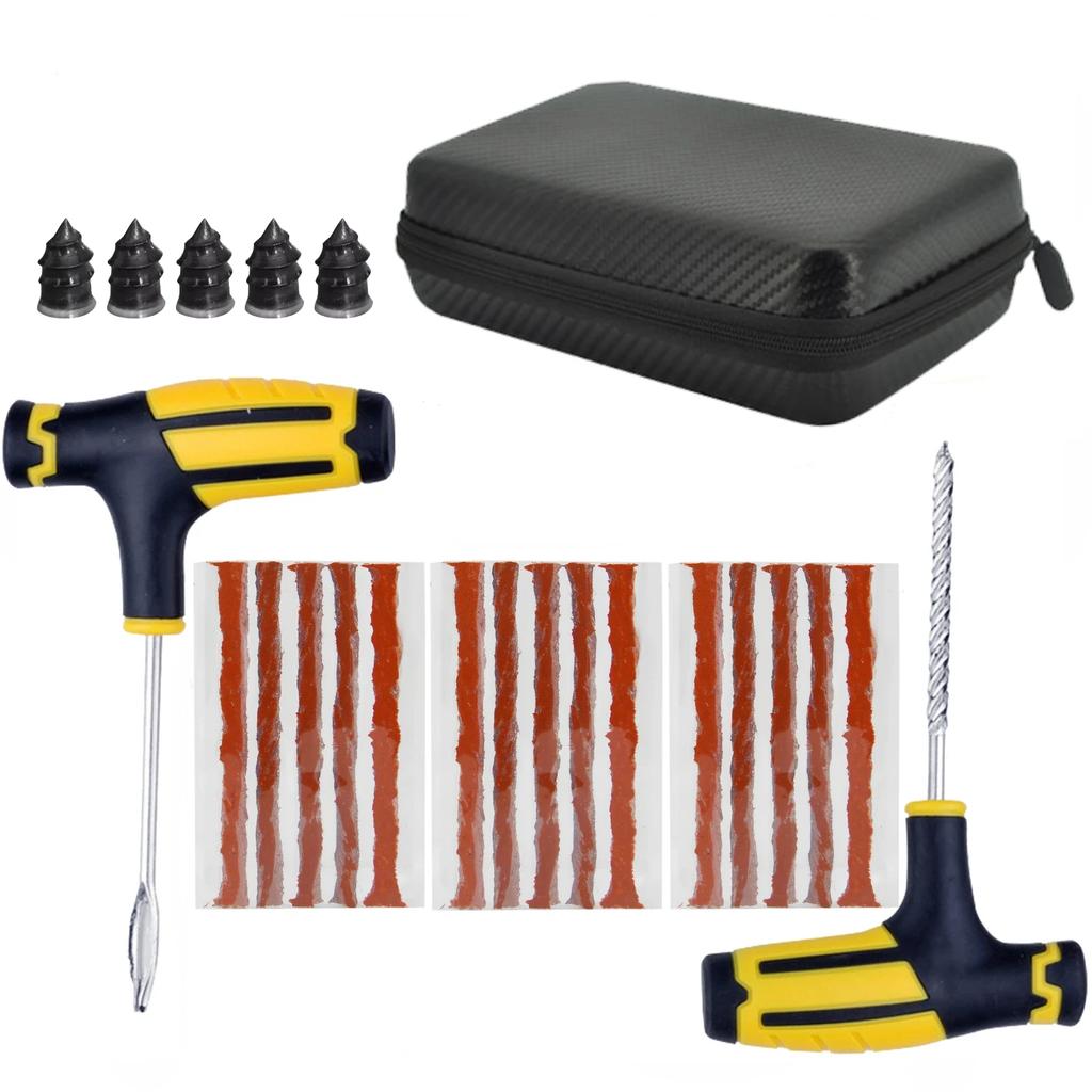 Motorcycle Tire Repair Kit car Puncture Plug Tools Tyre Puncture Emergency for Tire Strips Stirring Glue Repair Tool Kit