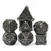 Cusdie Набор металлических кубиков DND Осьминог Dungeons and Dragons D4-D20 Сплошные многогранные кубики для настольных игр Ролевая игра Pathfinder