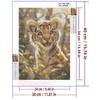 5d DIY Diamond Painting Cross Stitch Cute Animal Little Tiger Diamond Embroidery Mosaic Round Drill Home Decor Crafts
