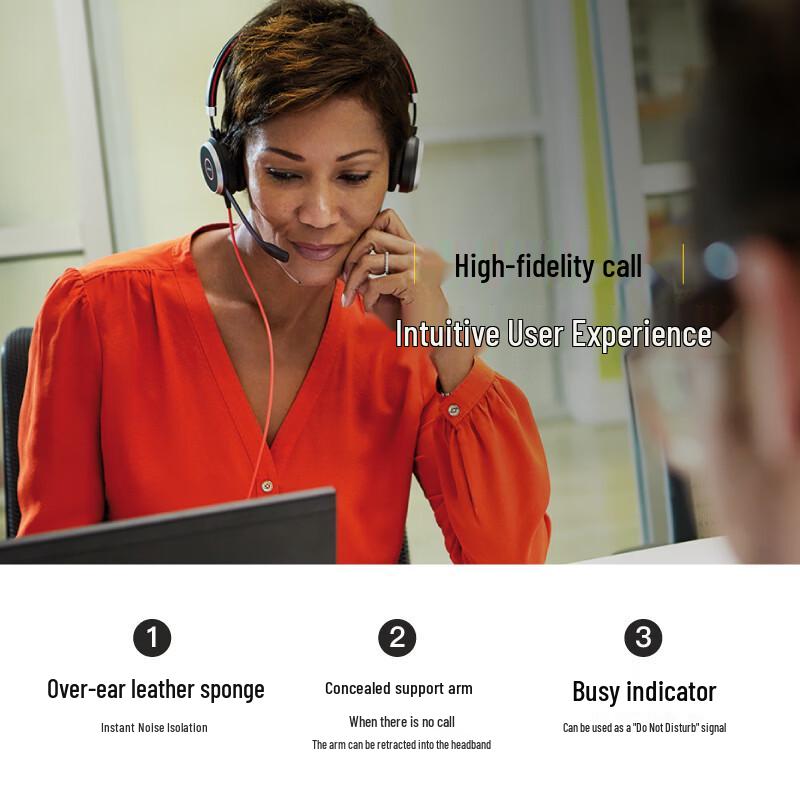 Jabra Evolve 40 MS Stereo Headset (CN version)