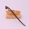 Hair Clasp Ladies Gift Wooden Vintage Ebony Accessories Guajacwood Hairpin
