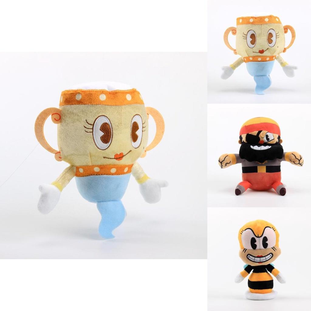 Versatile Cuphead Plush Toys Captain Brineybeard Stuffed Doll With Timeless Classic Appeal