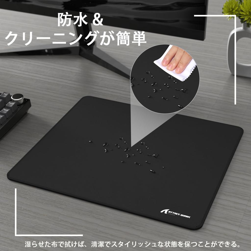 X ATTACK SHARK Коврик для мыши Коврик для игровой мыши Изготовлен из ткани микрофибра резиновая основа Точное позиционирование Высокая точность Быстрый запуск и остановка