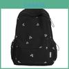 Modern Korea Pastel Butterfly Bow Printed Backpack With Nylon Material For School And Daily Use