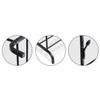 Massido Ms-867 Standing Hanger Black