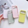 Матовый Чехол Конфетного Цвета для iPhone 17 Air 16 16E 15 Pro Max Жидкий Силикон Ударопрочный Защитный Ощущение Кожи Прочный Чехол
