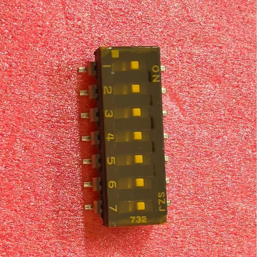 SMT-07BS-R/219007LPSTR-GO 7-Position SMD Rotary Switch
