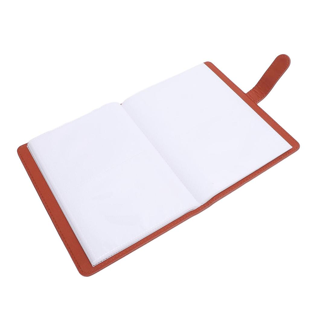 Кошелек ПУ Кожа Фотоальбом для Широких 400 300 210 Фотоальбом Книга 80 Карманов для 5-дюймовых Фотографий Дизайн с Пряжкой