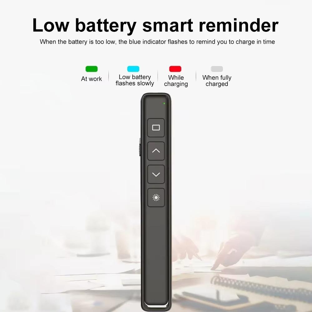 Infrared Presentation Clicker 2.4GHz PPT Presenter Multimedia Page Turner Projector Presentation