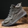 Внешняя торговля всесезонная мужская обувь из хлопка большого размера для осени и зимы, модная обувь для отдыха на открытом воздухе, мужские ботинки из хлопка 2025 года, повседневная обувь