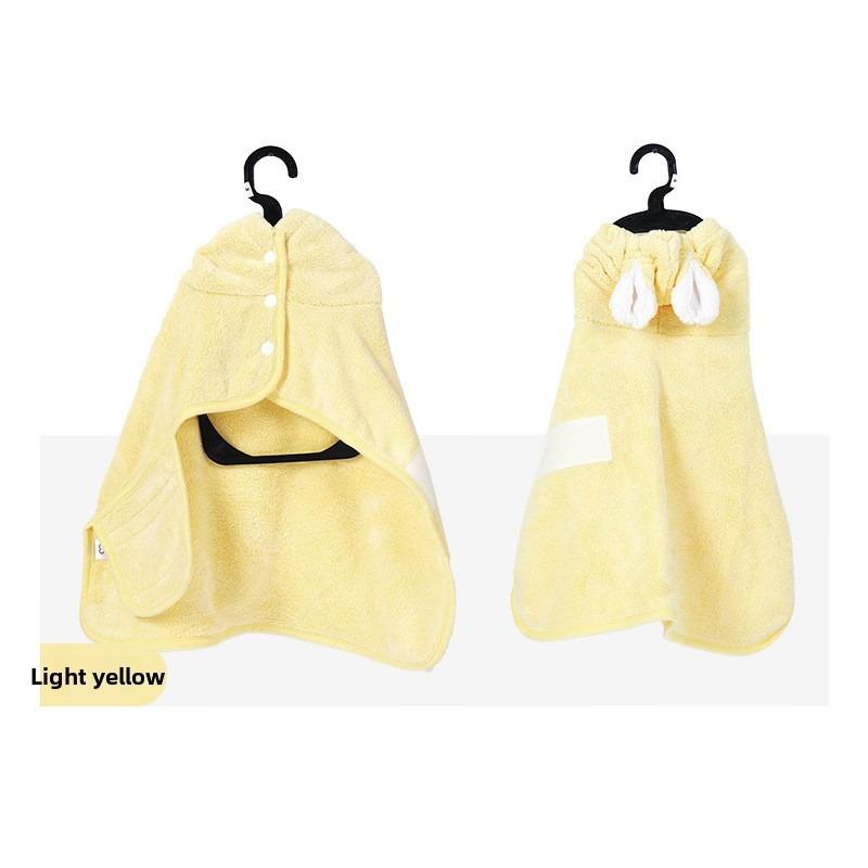Soft Dog Bath Towel Warm Pet Wash Towels New Puppy Bathrobe  for Pet Cleaning