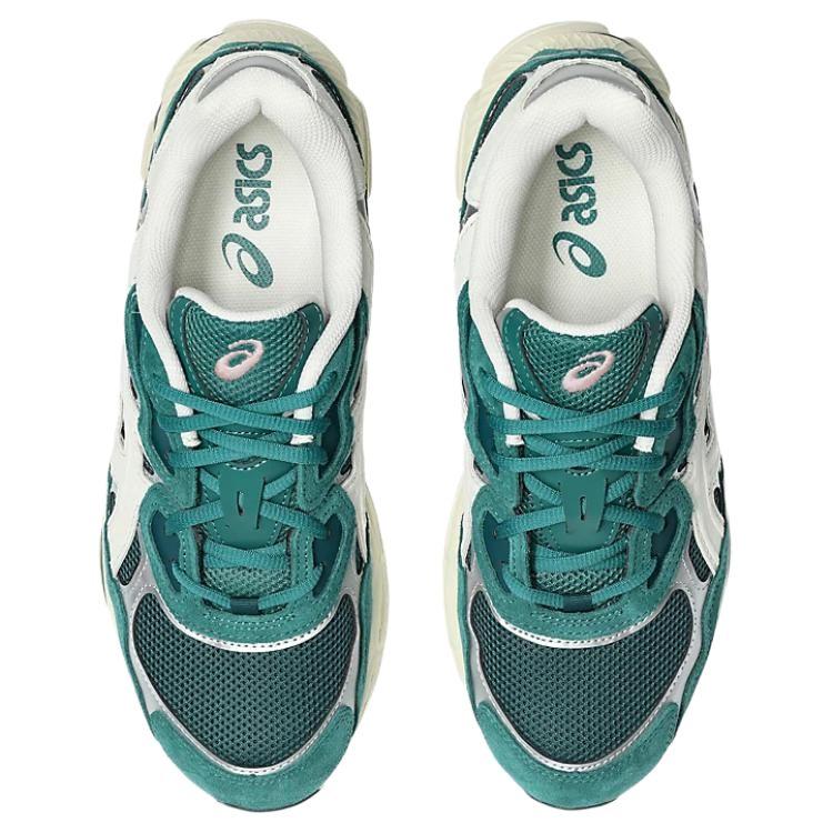 Men's Sneakers ASICS GEL-NYC Running Shoes Unisex Low-top Green/White