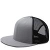 Взрослая однотонная сетчатая кепка-snapback с плоским козырьком Мужская Женская Хип-хоп простая бейсболка 55-60 см
