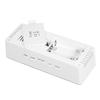 USB Charger Port Digital Wall Clock Temperature Display Night Light Alarm Clock  For Bedroom